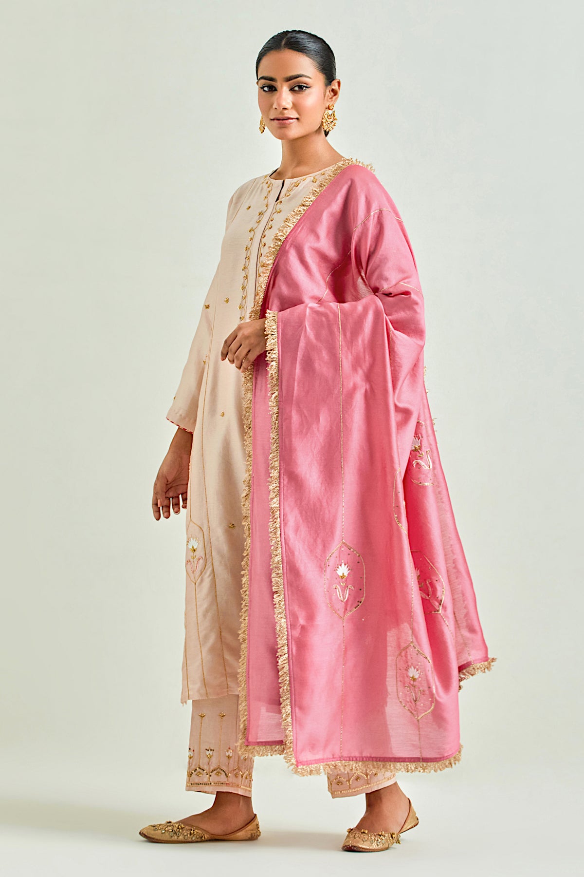 Old Rose Classic Kurta Set