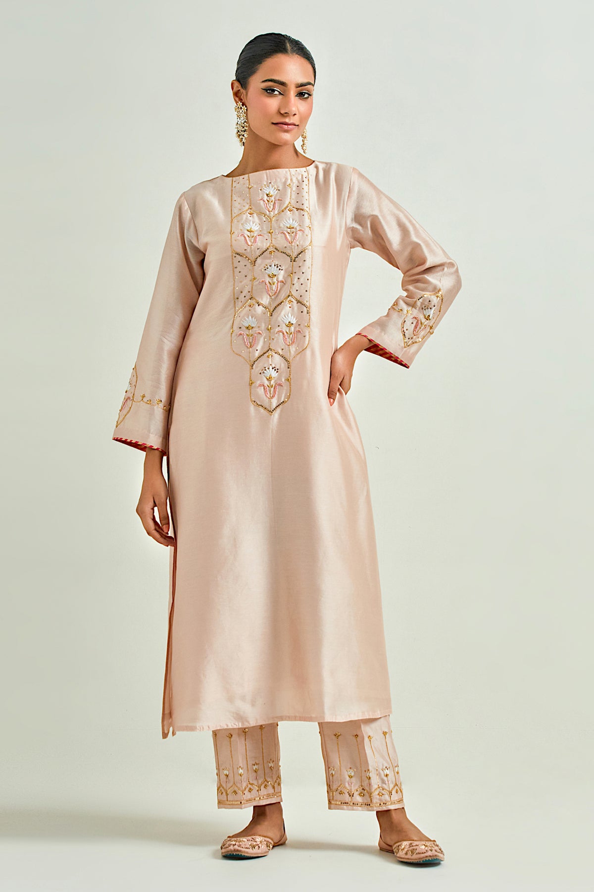 Old Rose Classic Kurta Set