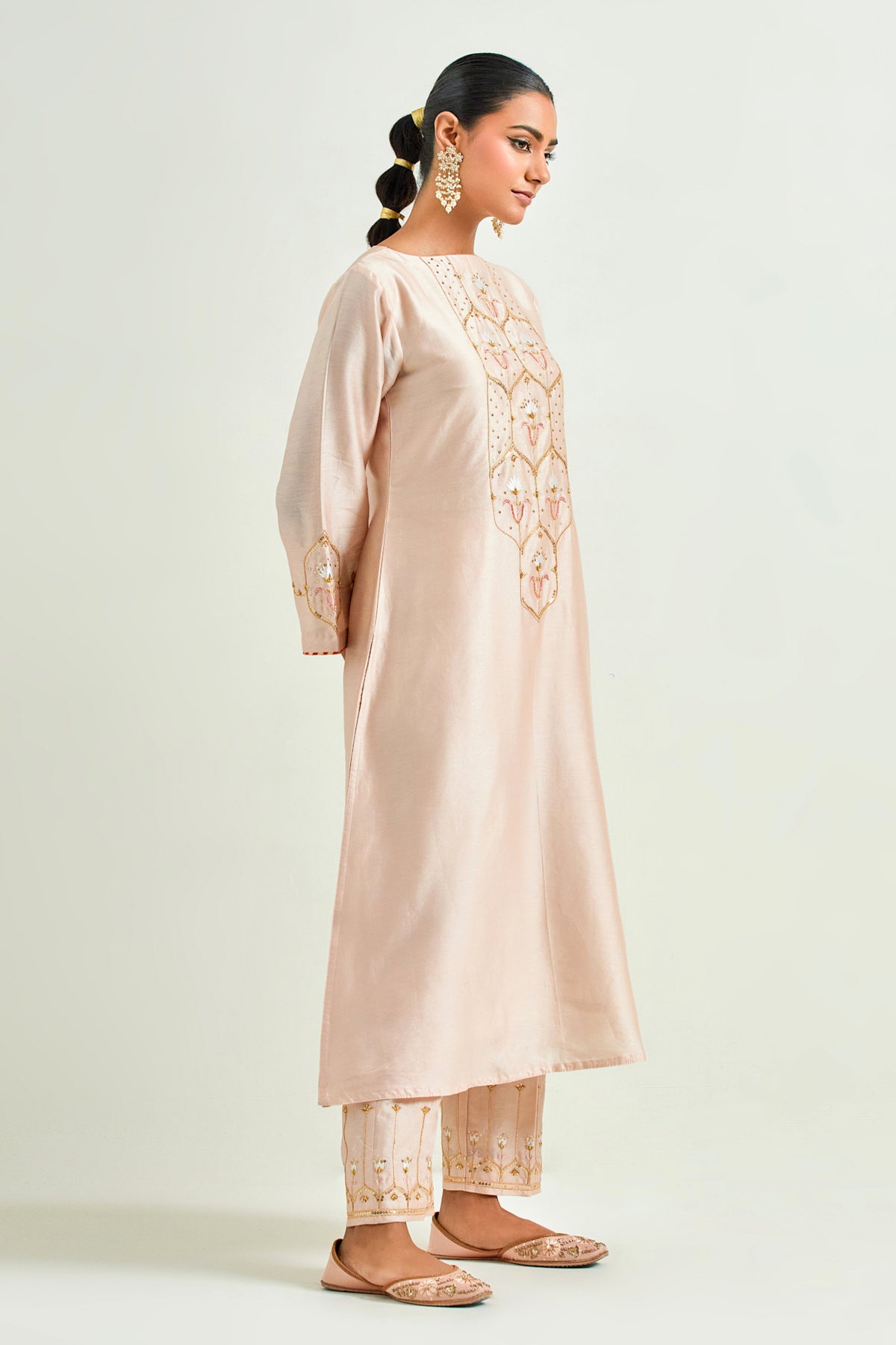 Old Rose Classic Kurta Set