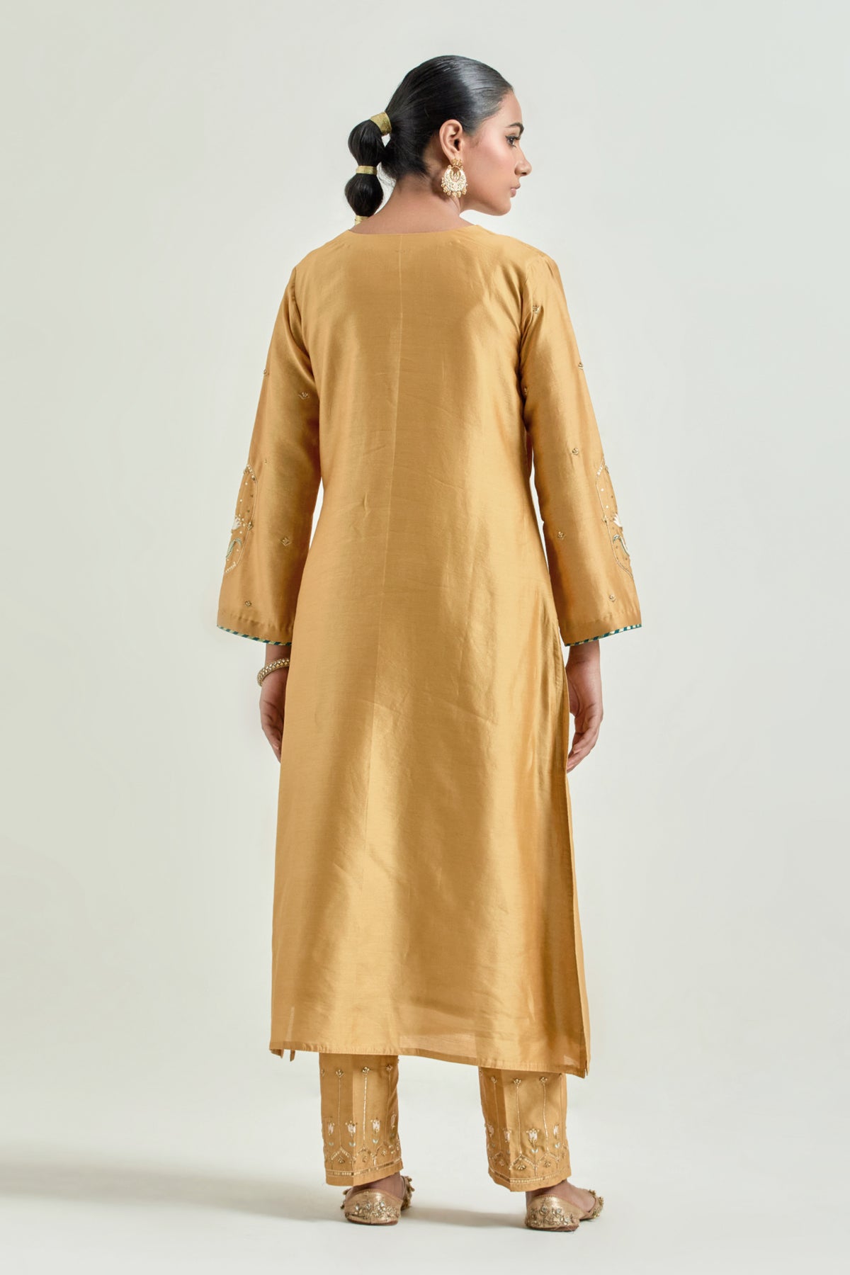 Mustard Classic Kurta Set