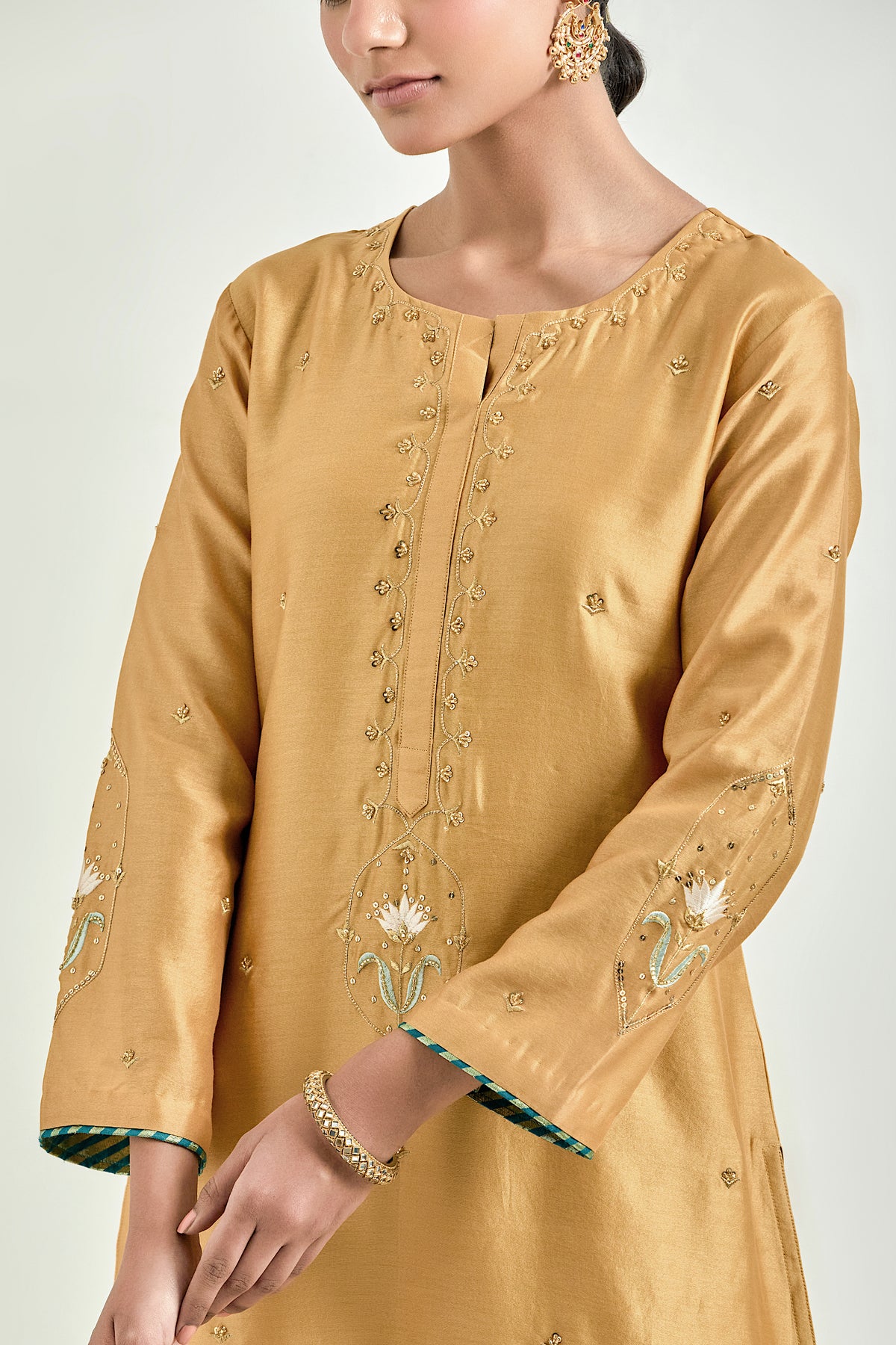 Mustard Classic Kurta Set