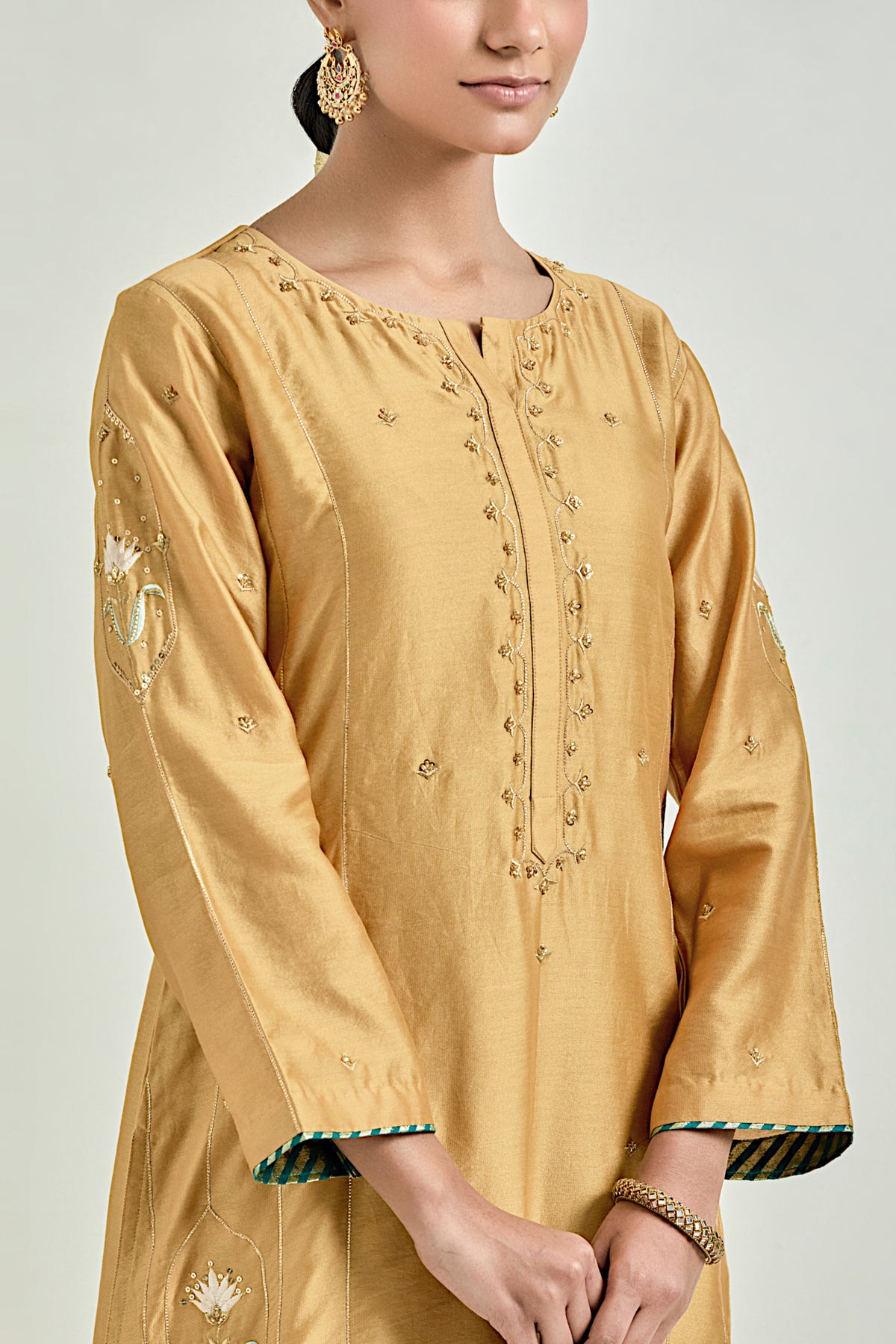 Mustard Classic Kurta Set