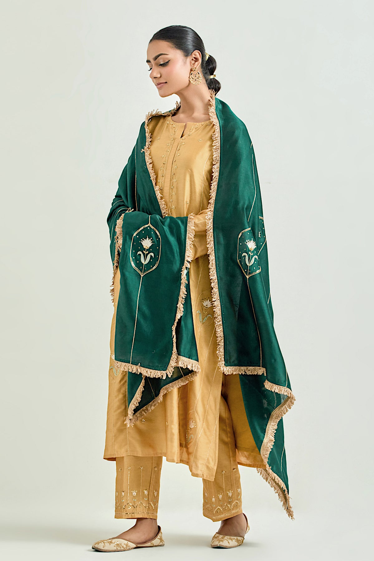Mustard Classic Kurta Set