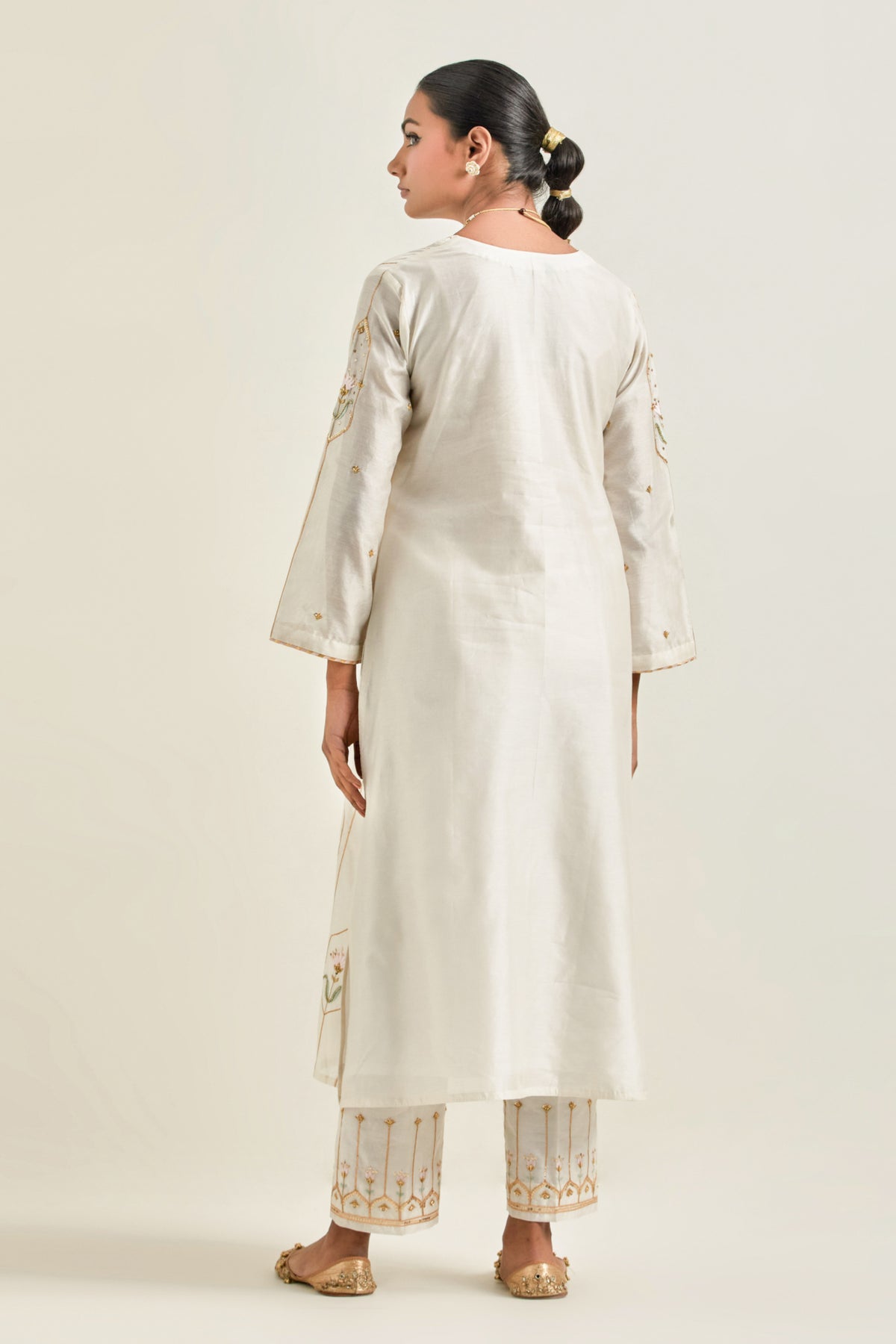 Off White Classic Kurta Set