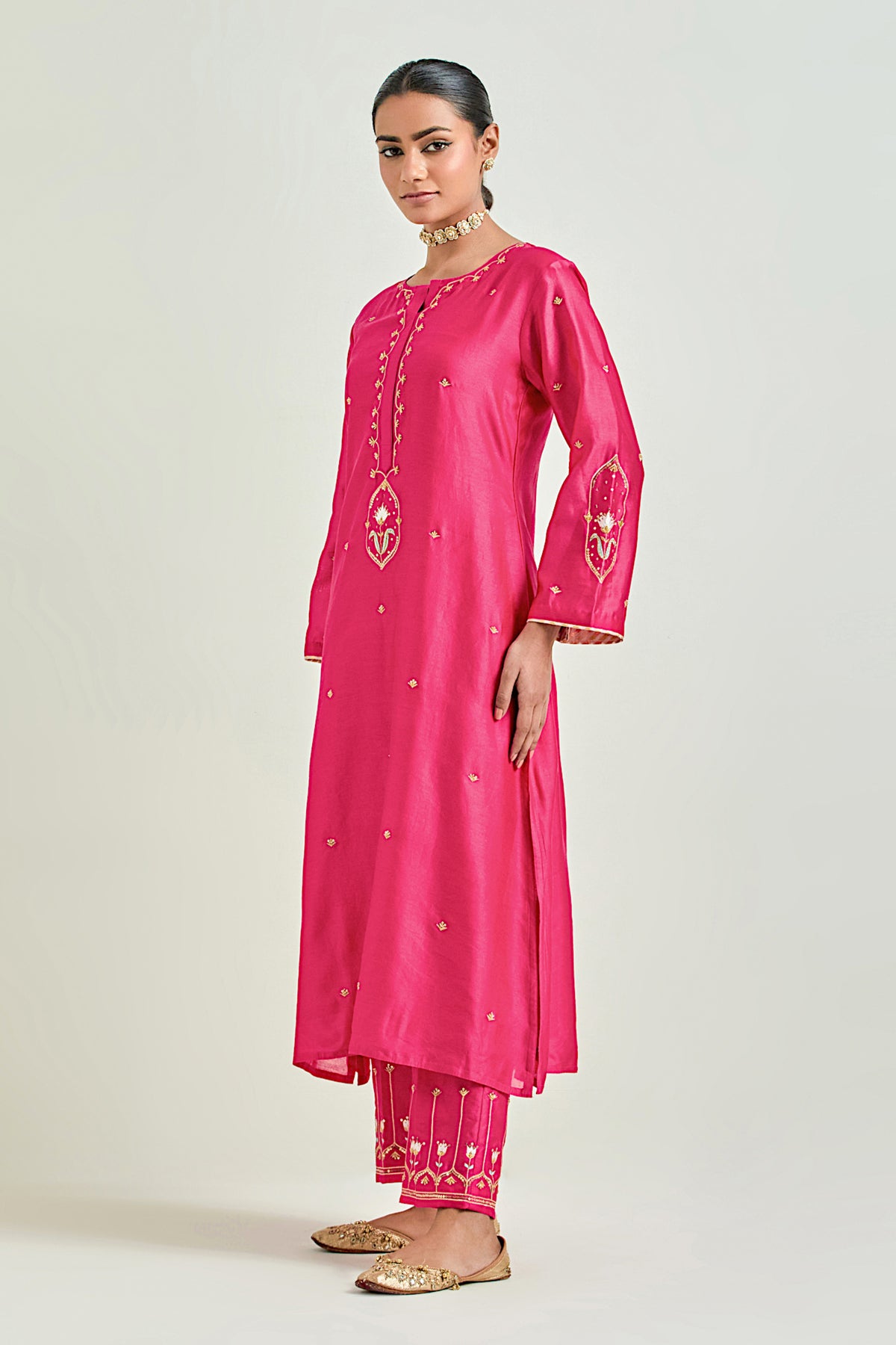 Fuchsia Classic Kurta Set