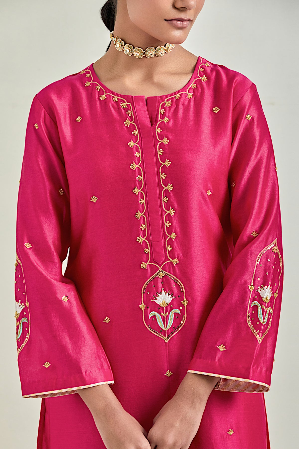 Fuchsia Classic Kurta Set