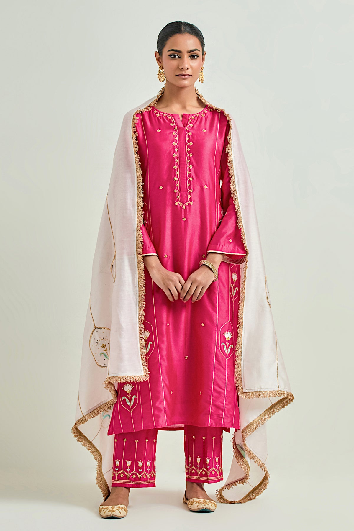 Fuchsia Classic Kurta Set