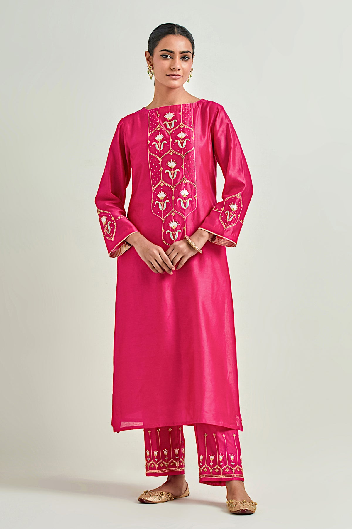 Fuchsia Classic Kurta Set