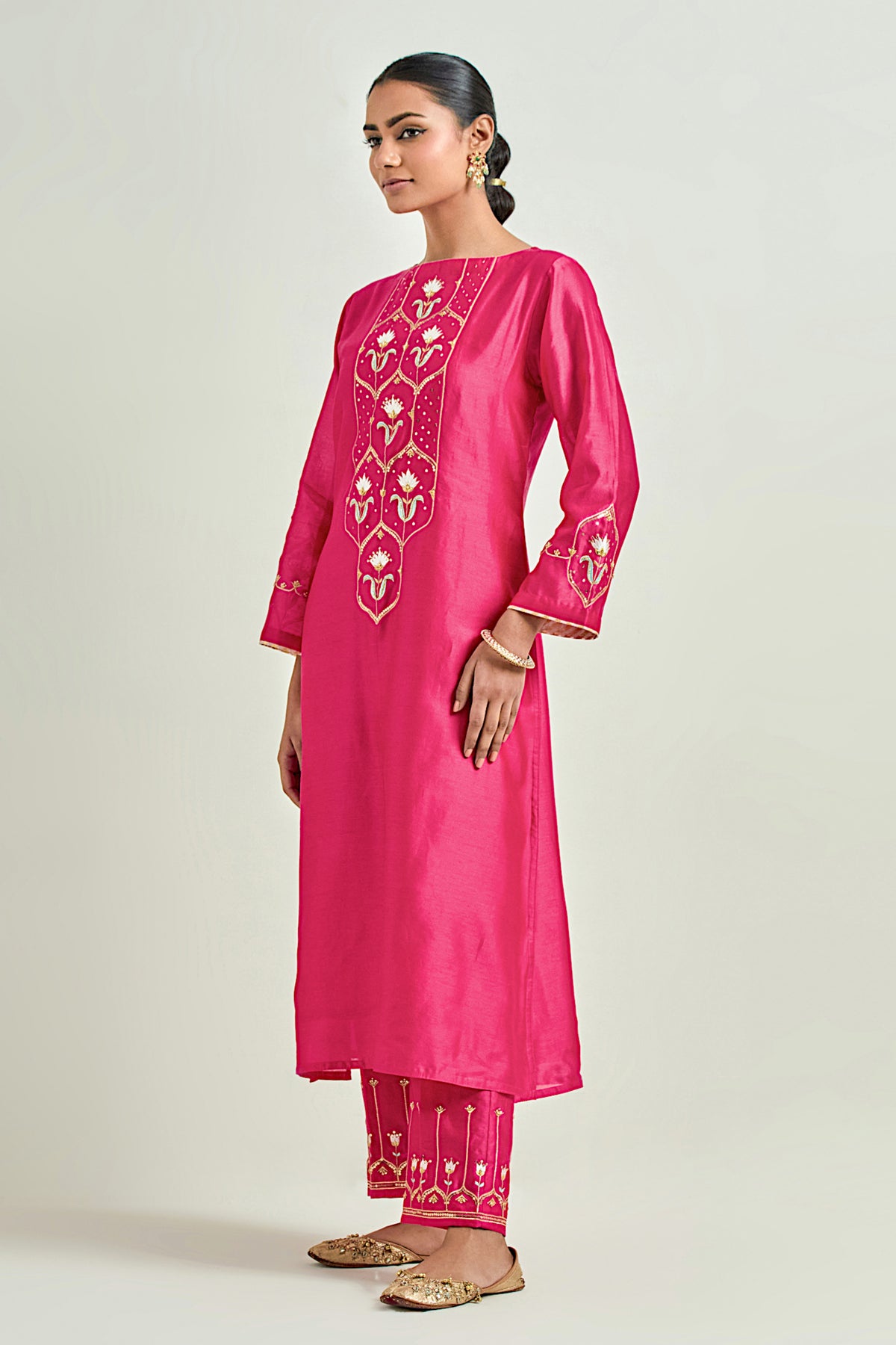 Fuchsia Classic Kurta Set