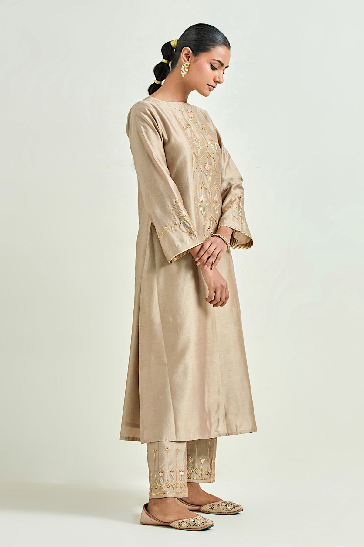 Brown Classic Kurta Set