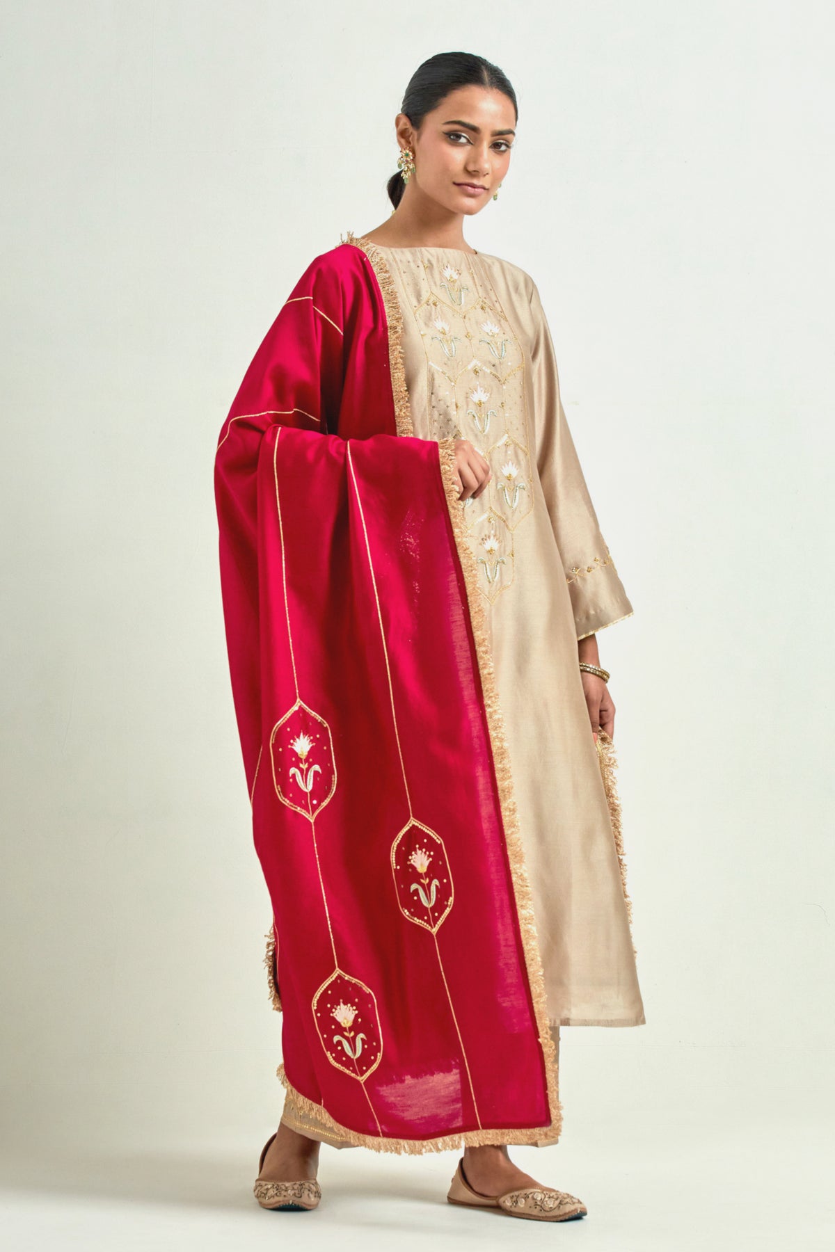 Brown Classic Kurta Set