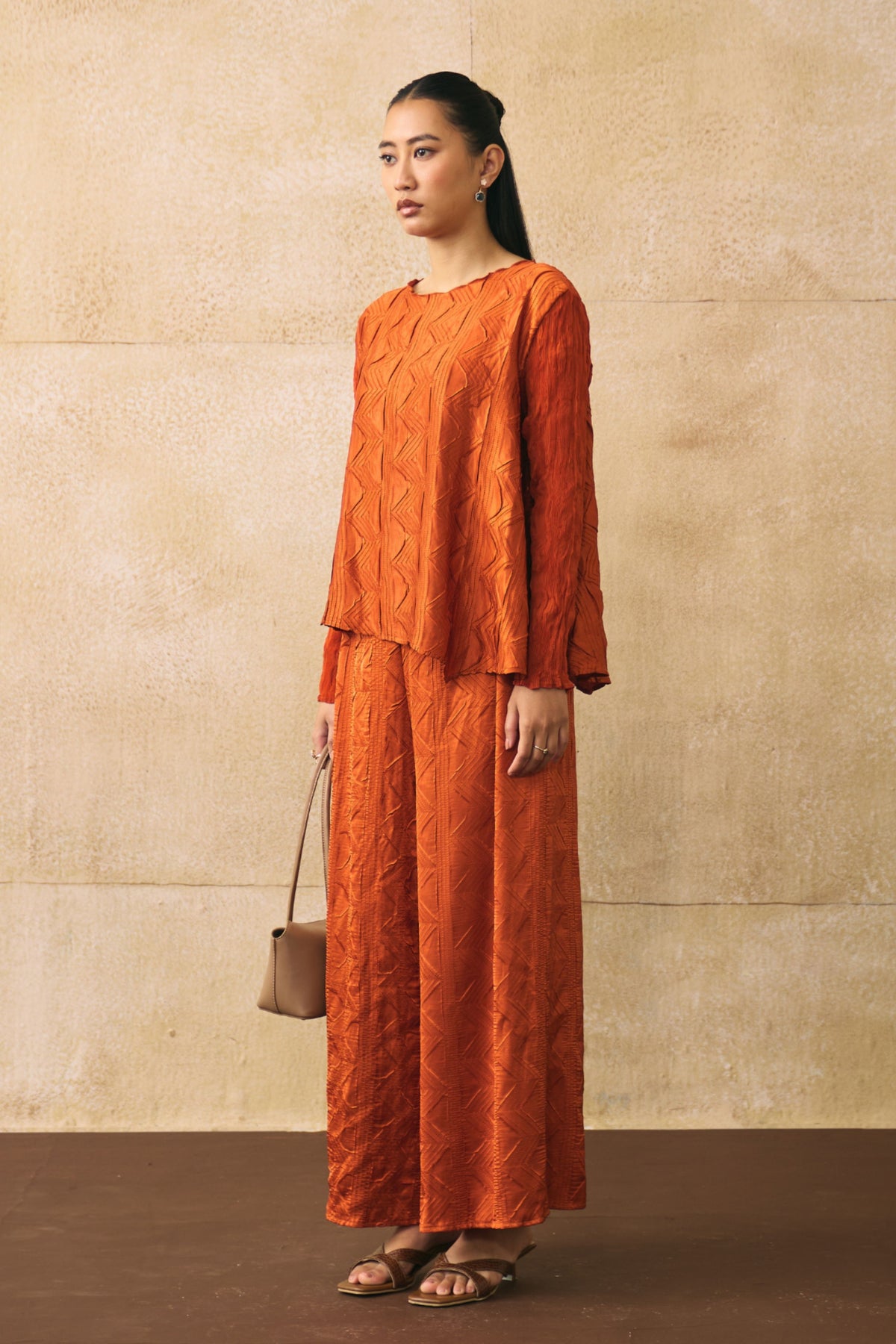 Orange Elina Co-ord Set