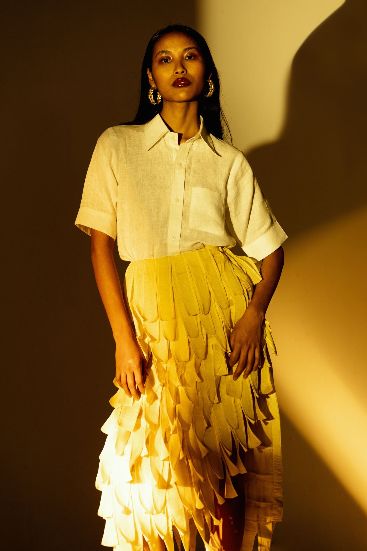 Castor Lime Yellow Skirt
