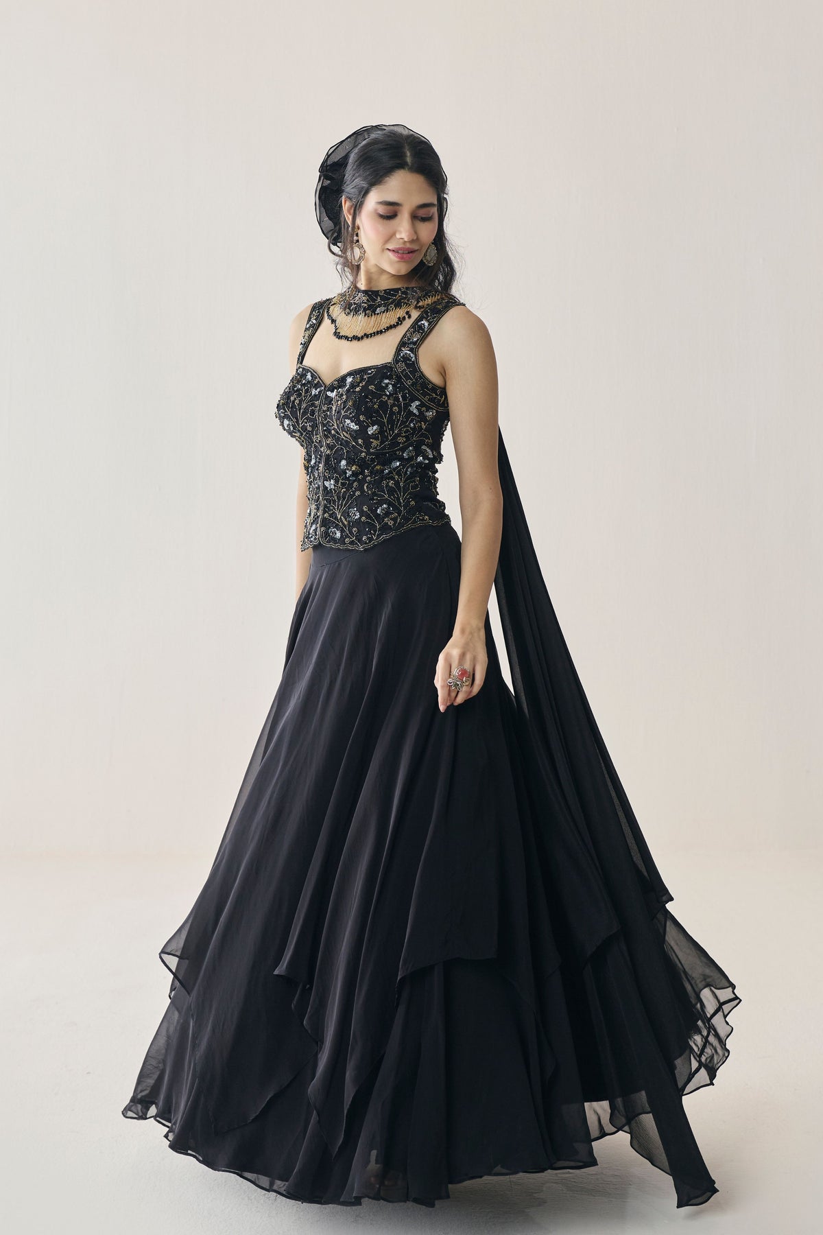 Eira Corset Lehenga Set