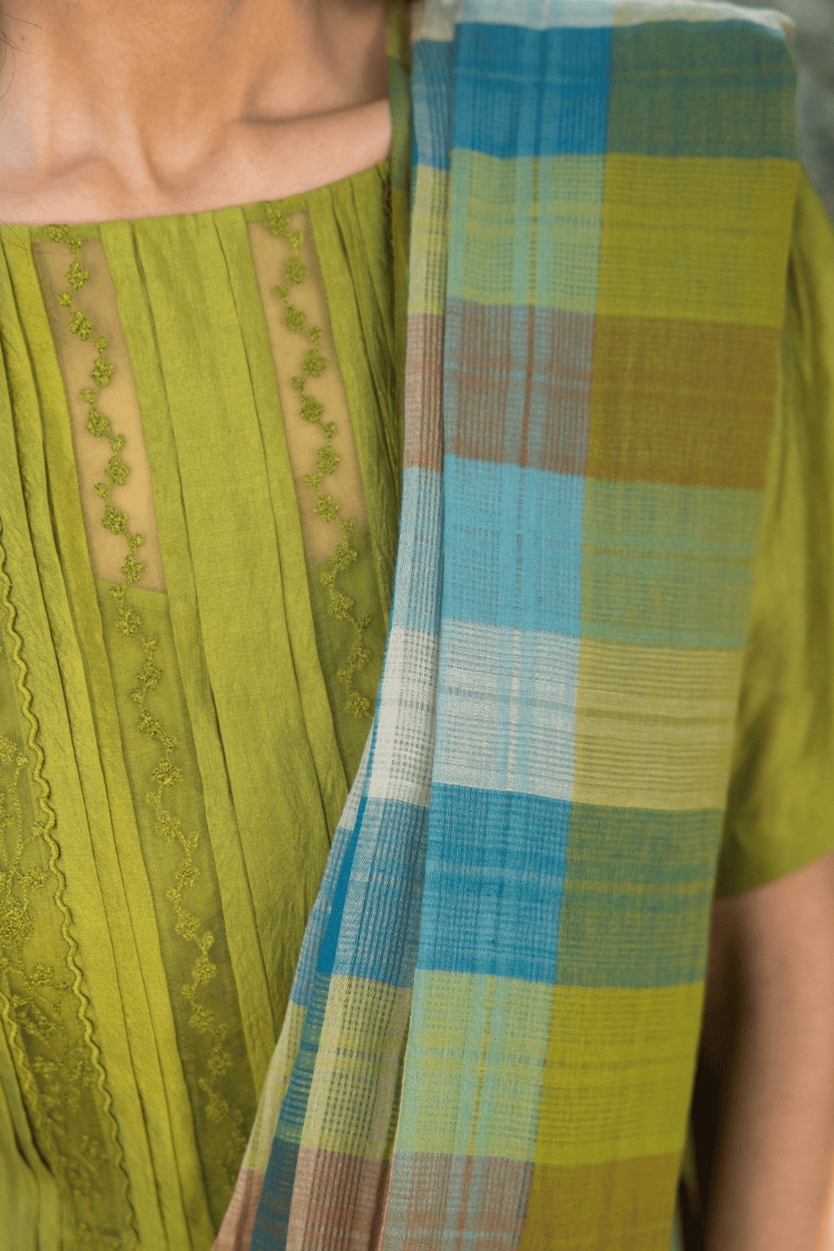 Whispering Ivy Green Blouse