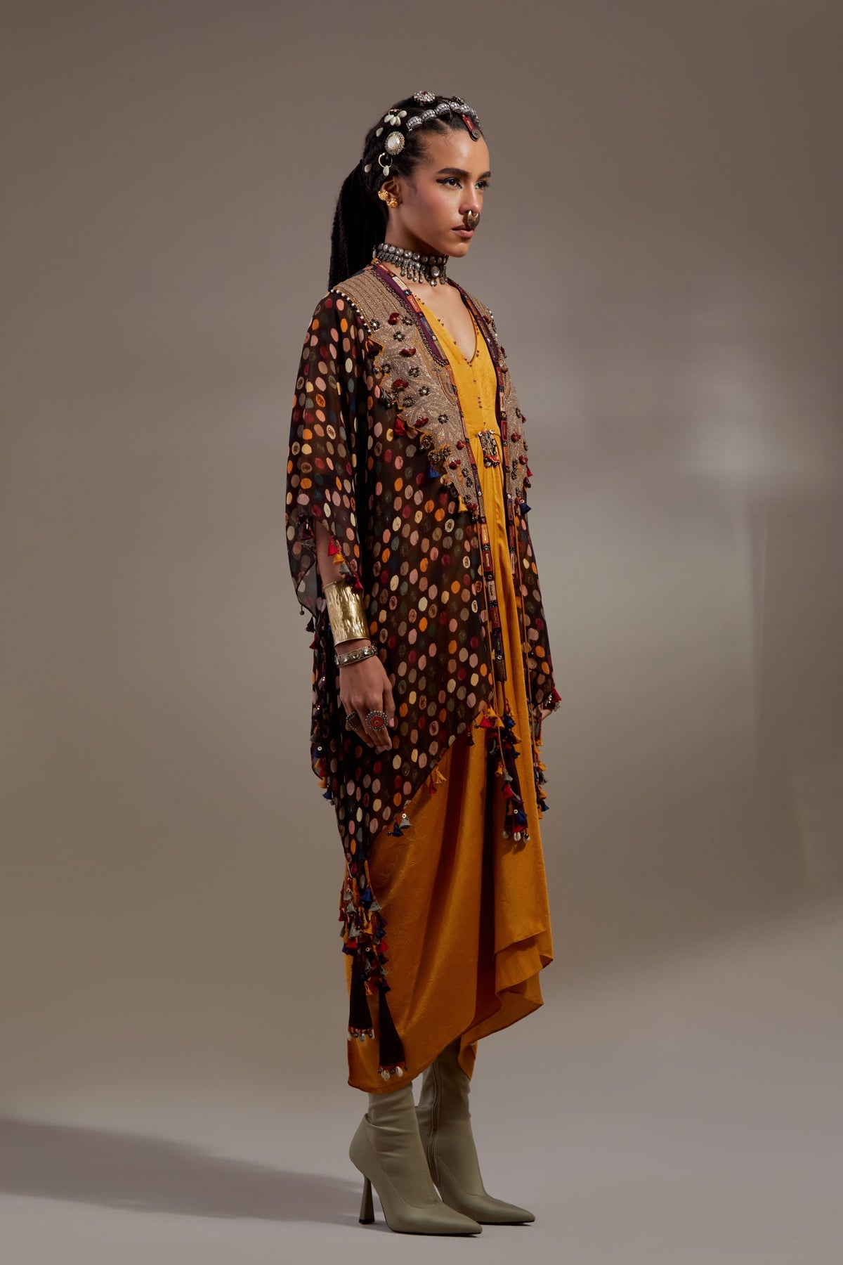 Veni Dupatta Jacket Set