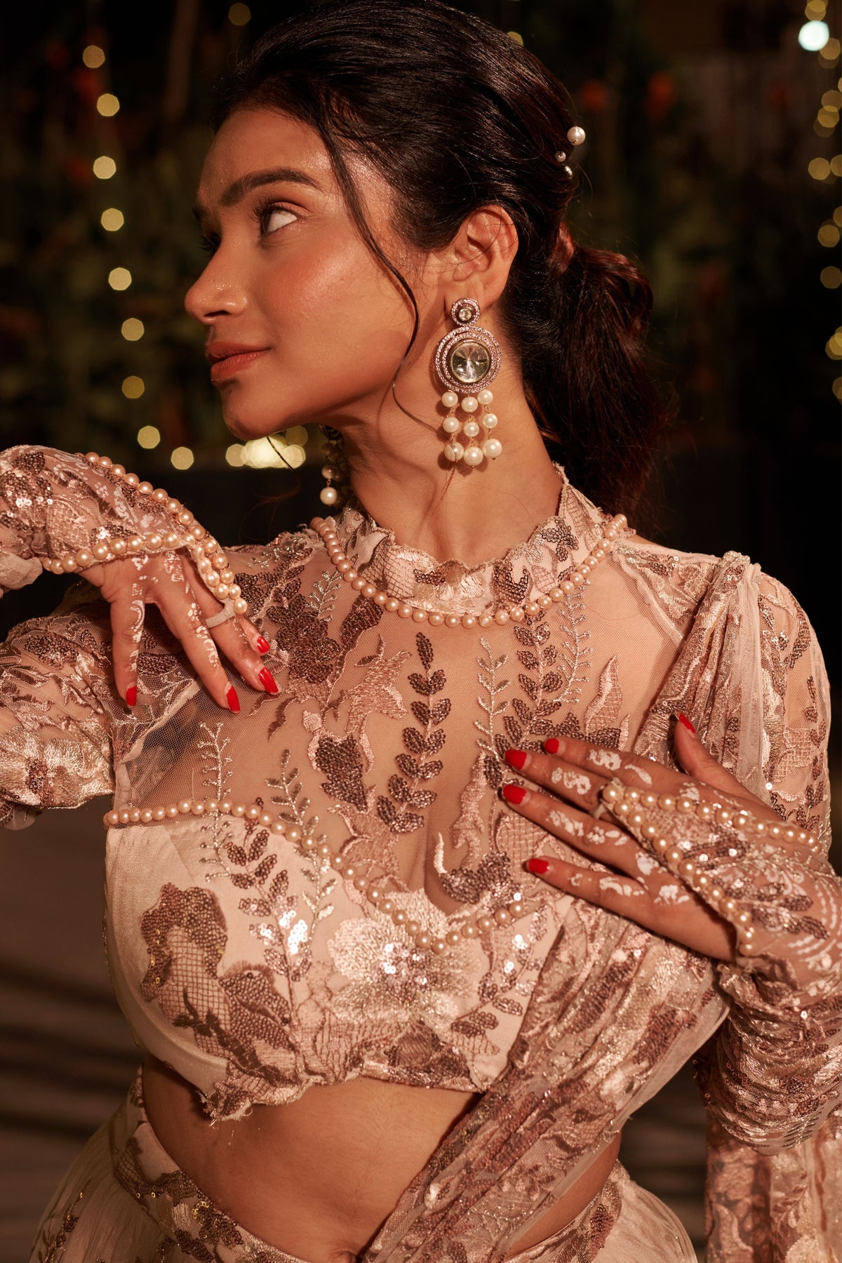 Evening Sand Lehenga Set