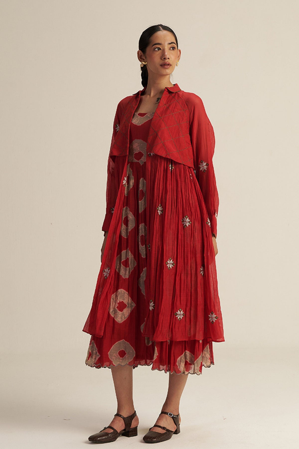 Red Bohaagi Set