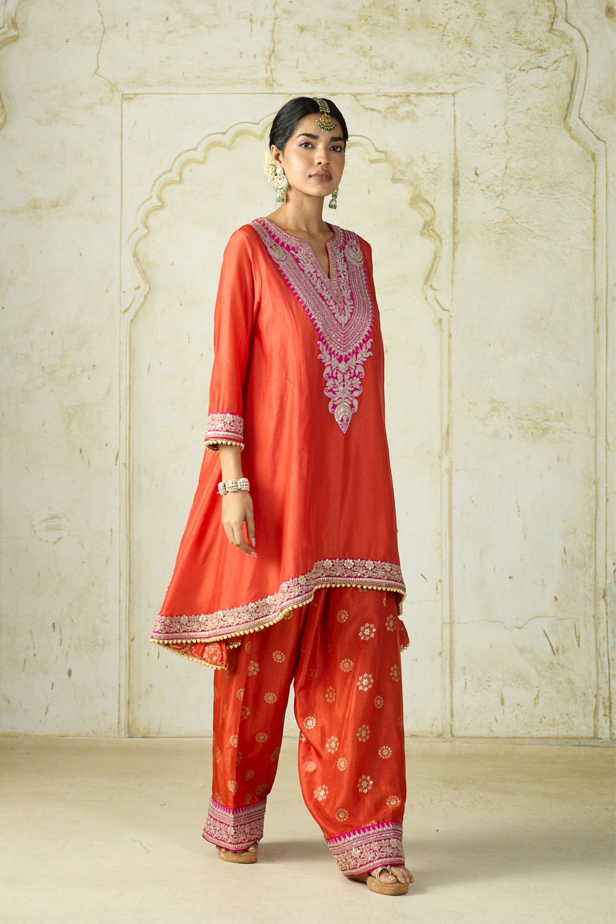Orange Nadia Farshi Set