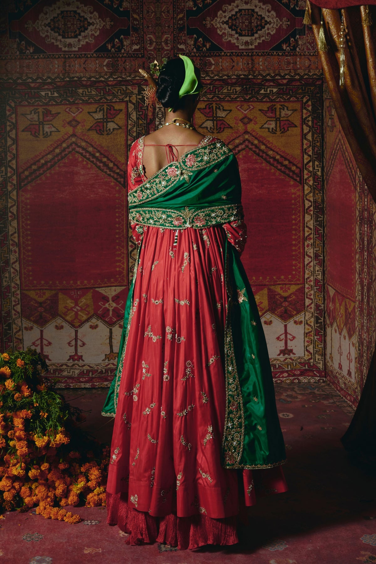 Open Jacket Anarkali Set
