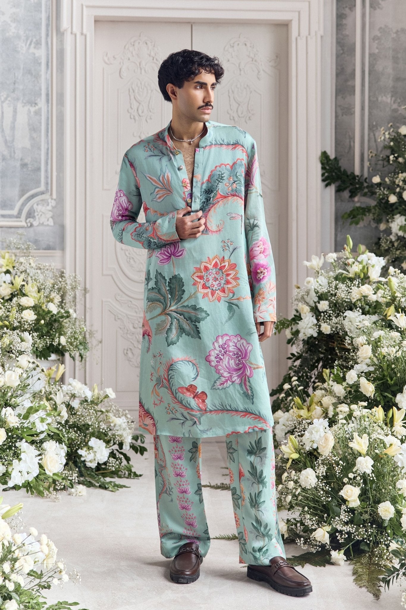 Nadir Kurta Set - Mahima Mahajan Menswear - Elahe