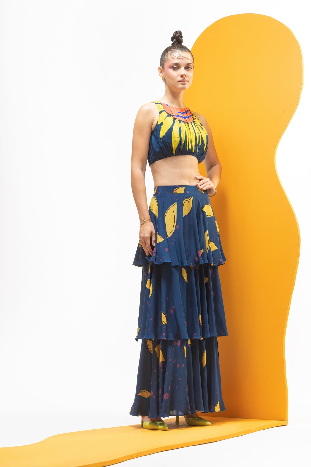 Why Not Blue Skirt Set