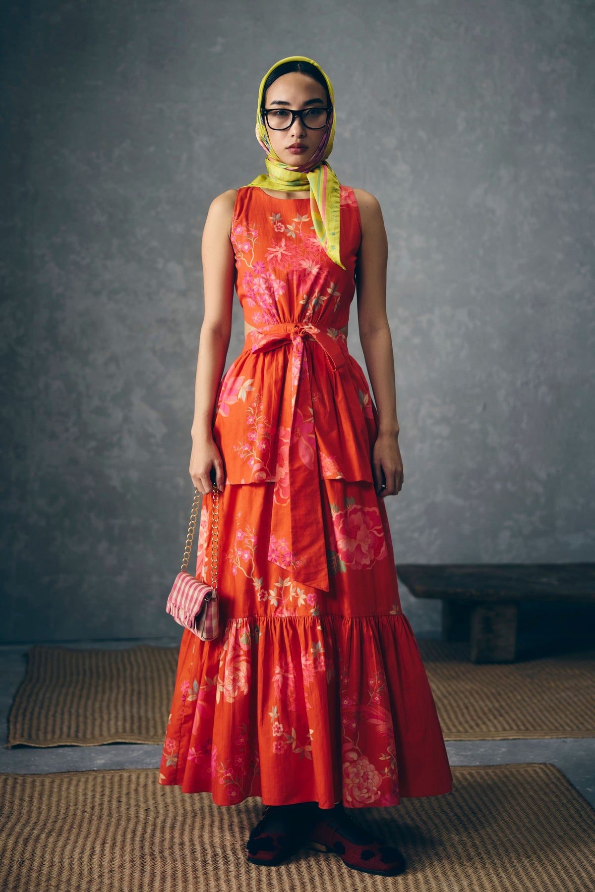 Selora Rust Dress
