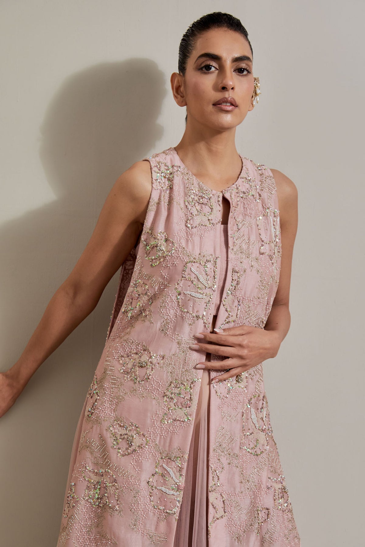Longline Glimmer Skirt Set