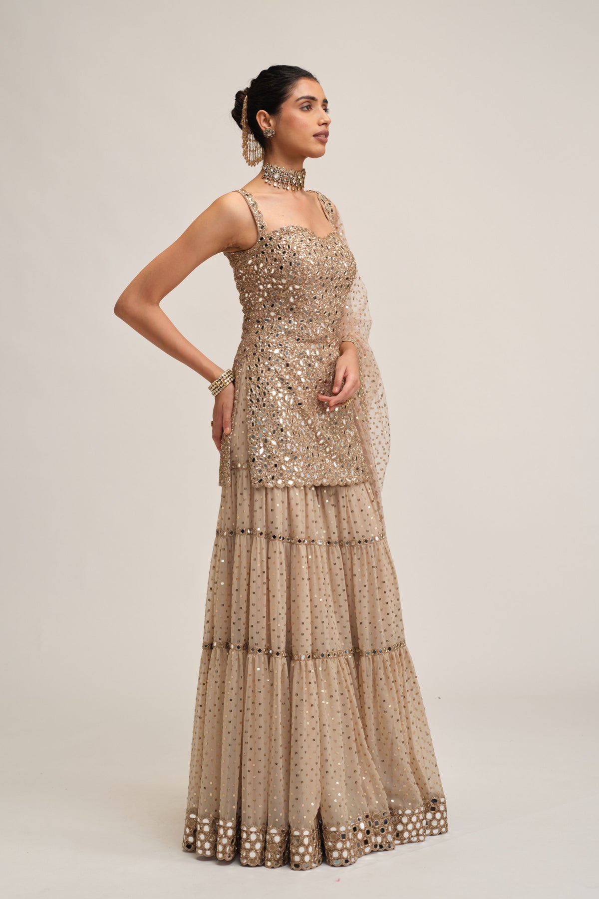 Modern Sharara Set