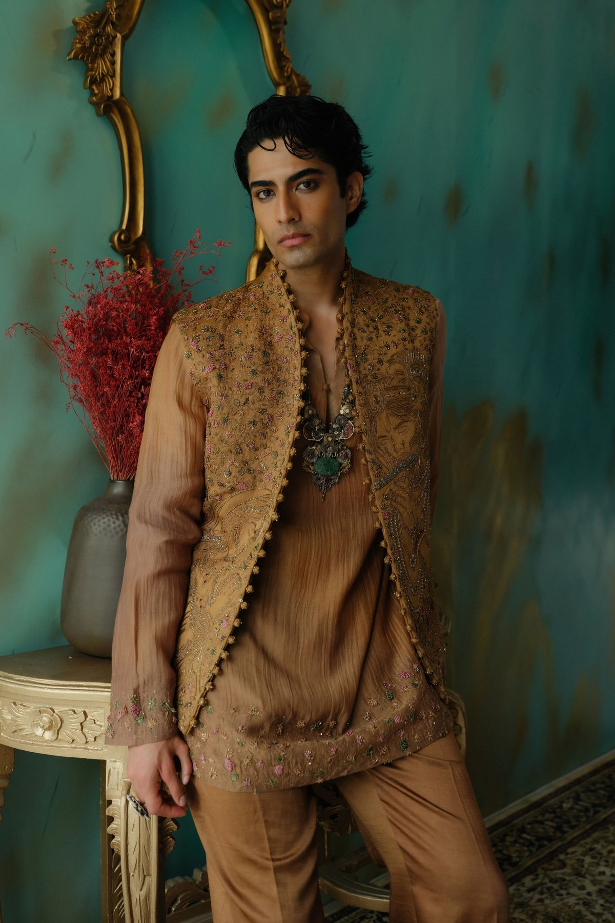 Sangam Nehru Jacket Set