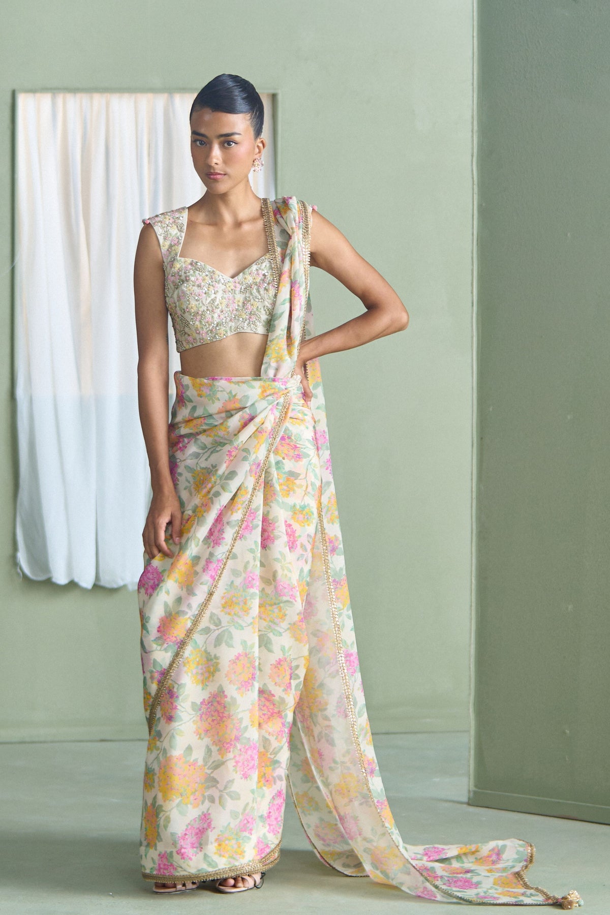 Cassia Saree Set