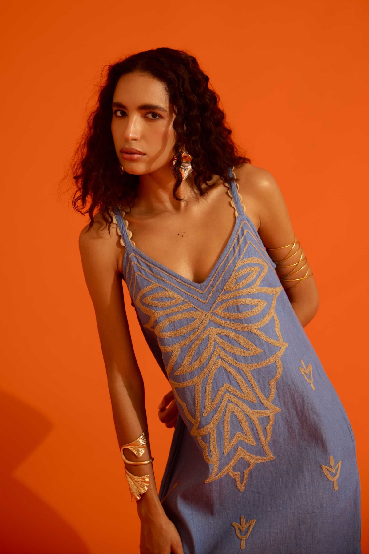 Blue Strappy Dress