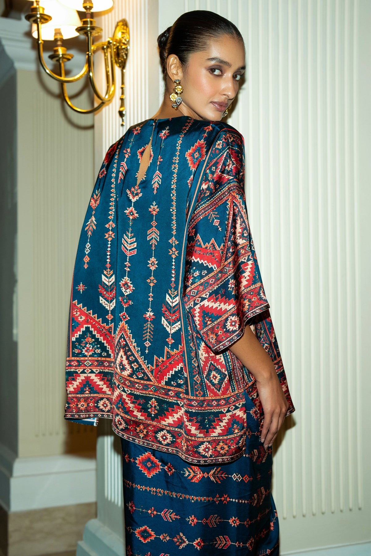 Tribal Print Boxy Top