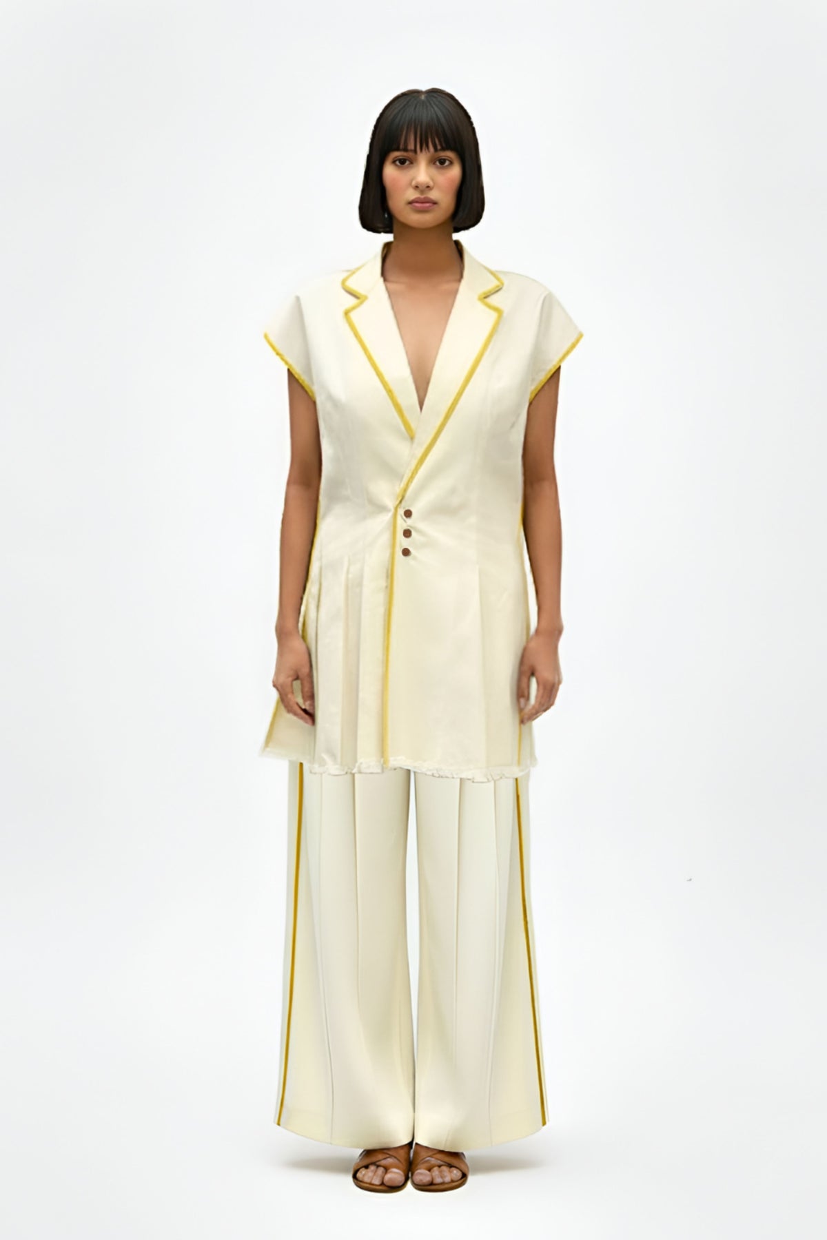 Mango Ivory Blazer Set