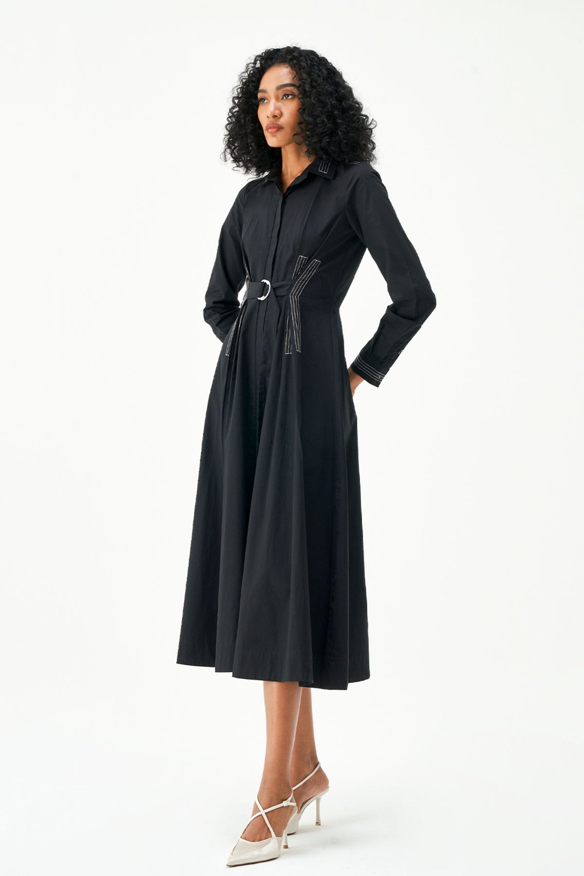 Maja Black Dress