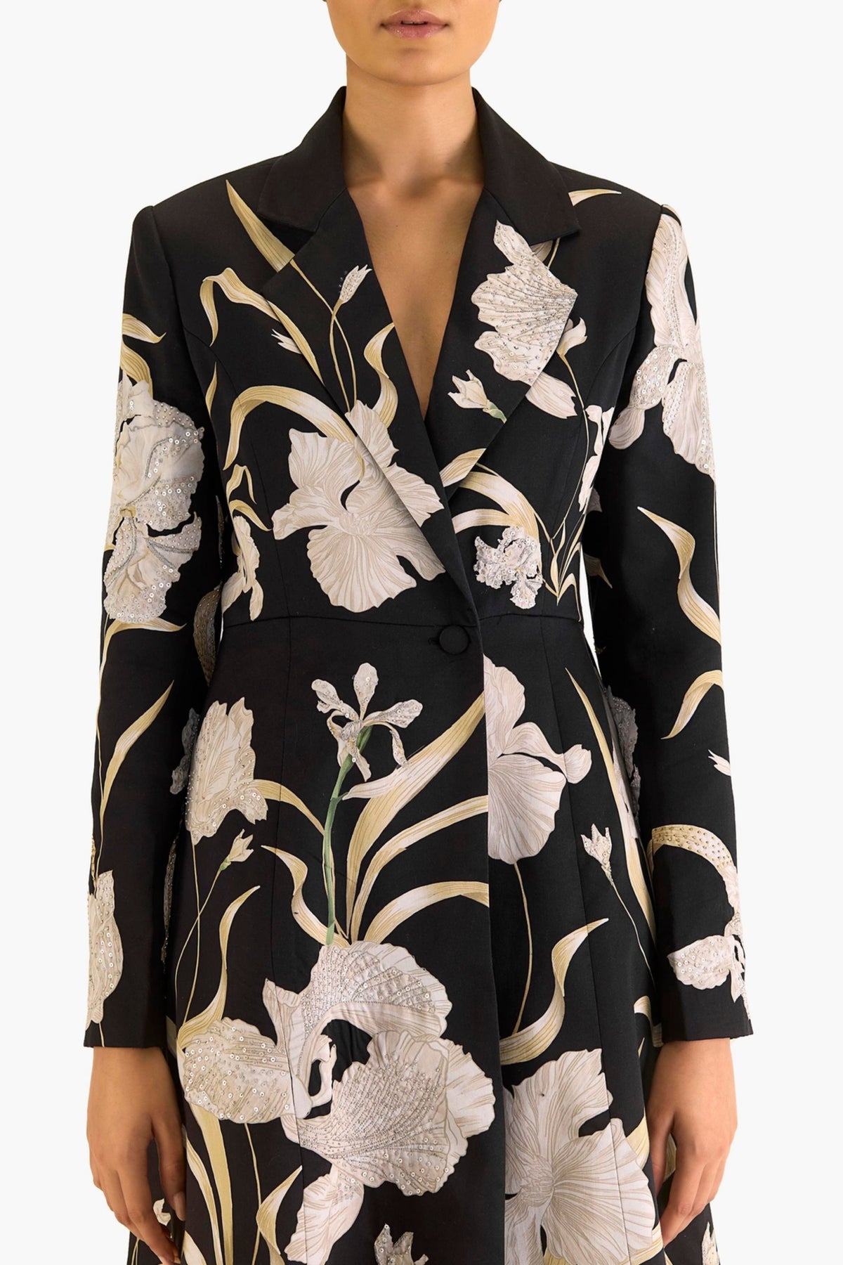 Iris Printed Trench