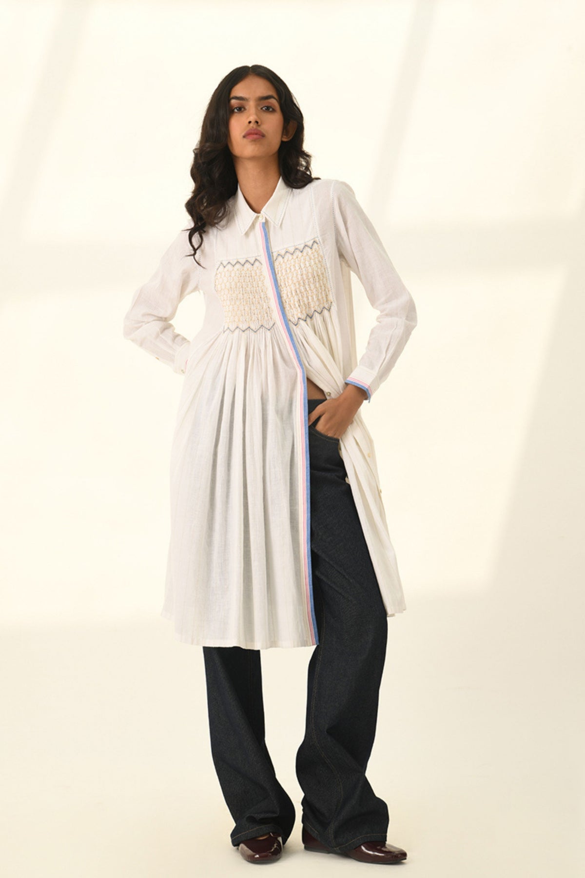 Sertata Smocking Tunic