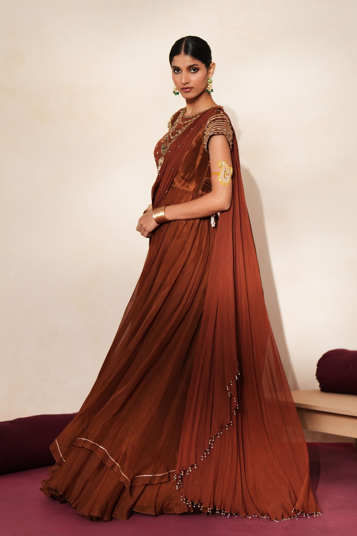 Mehfil Anarkali Skirt Set