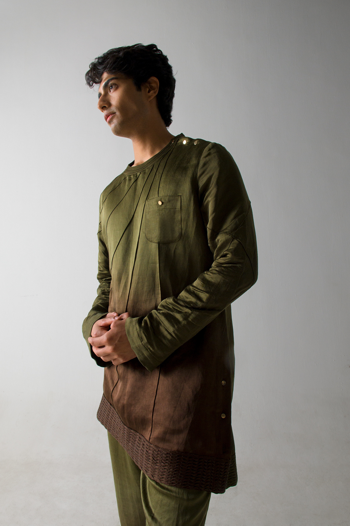 Olive + Brown Shacket