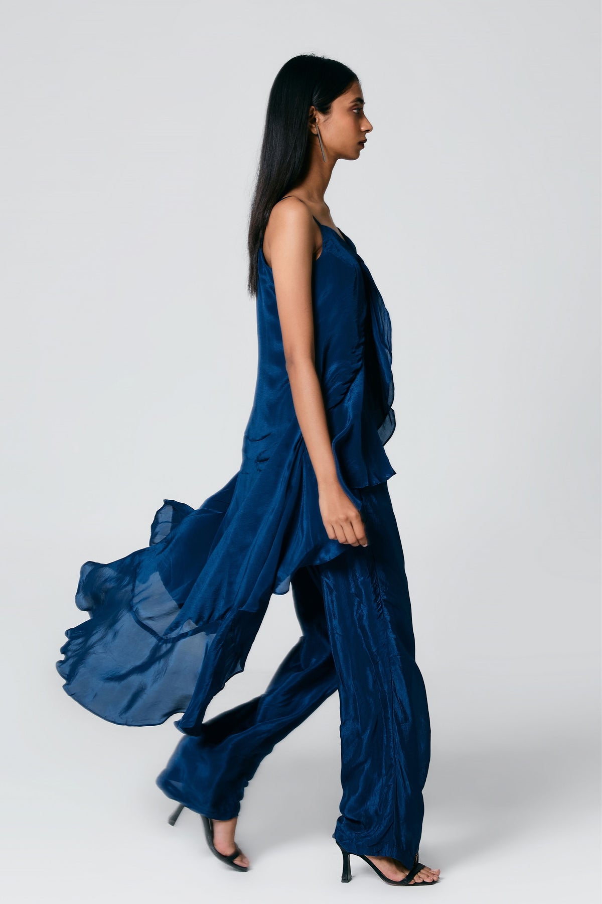 Ruffle High-Low Co-ord Set