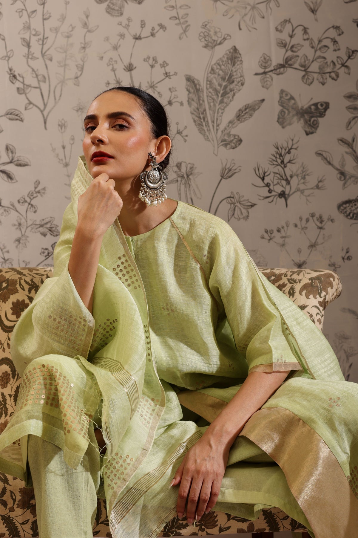 Piyusha Green Kurta Set