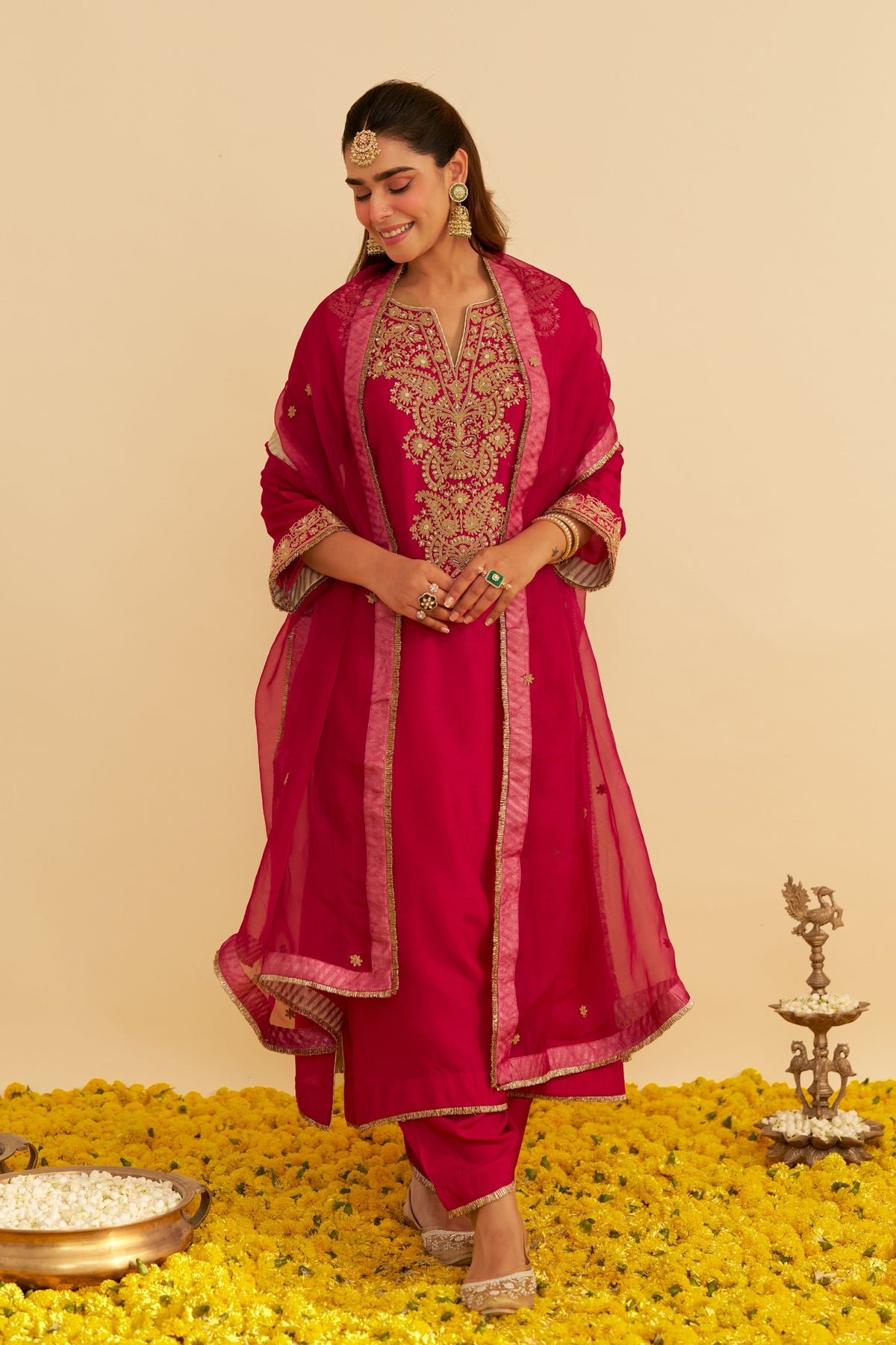 Hiba Hotpink Salwar Set