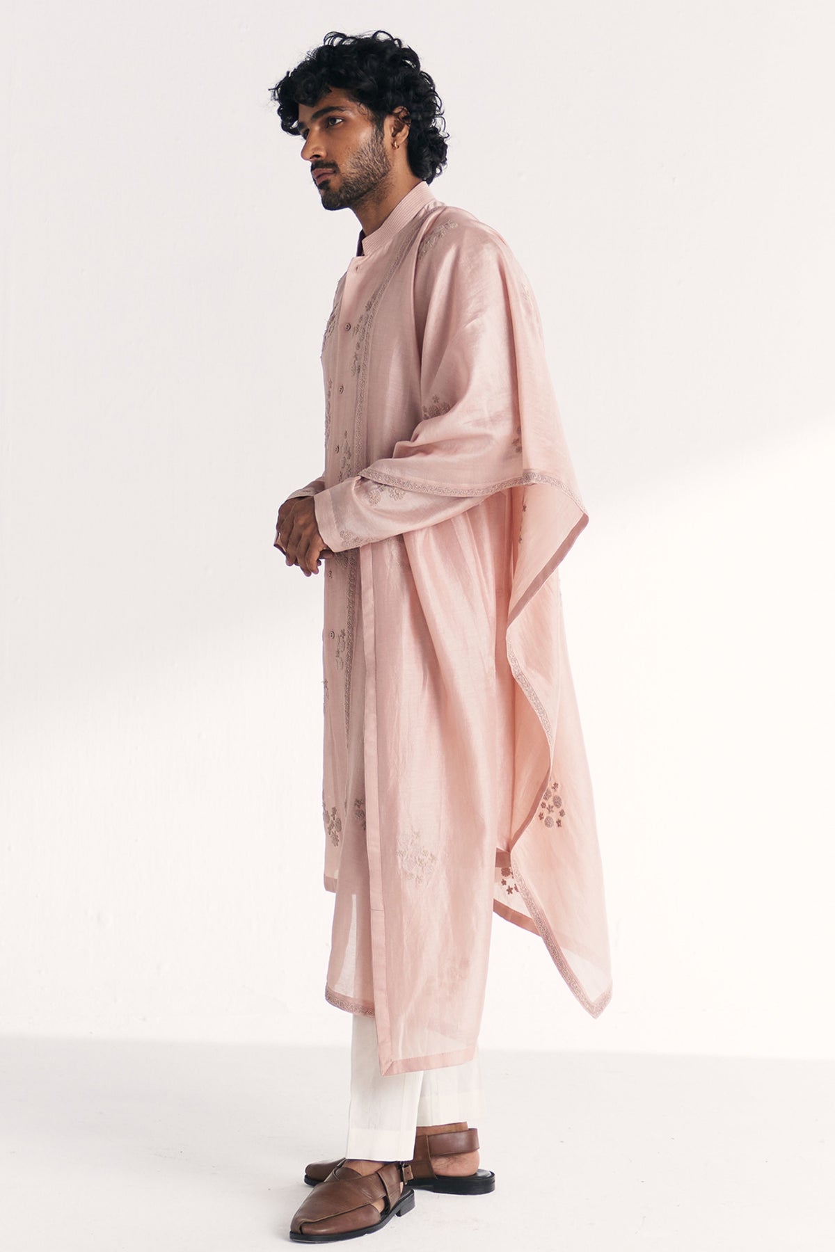 Sha Posh Light Pink Kurta Set