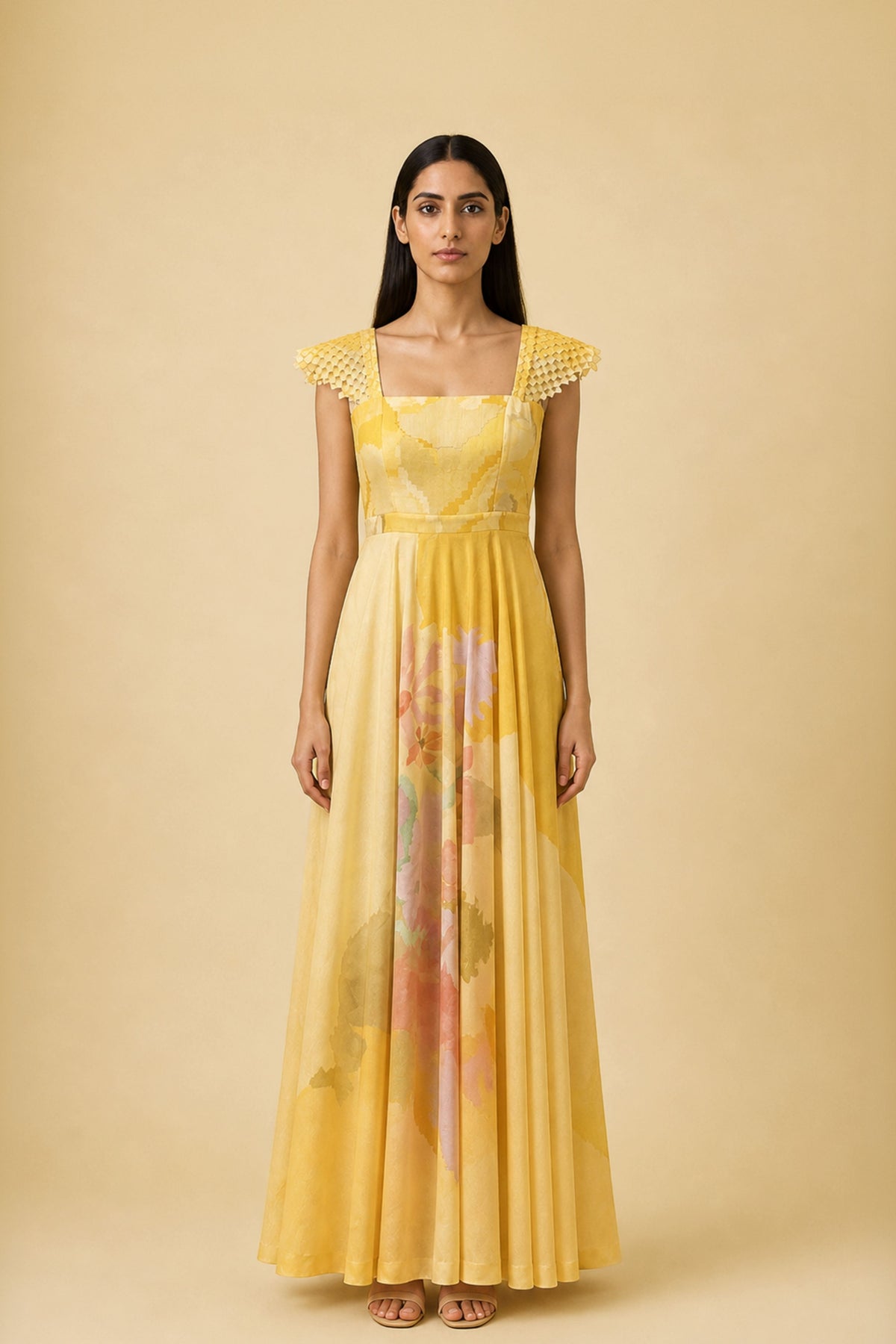 Ikat Honey Gown Dress