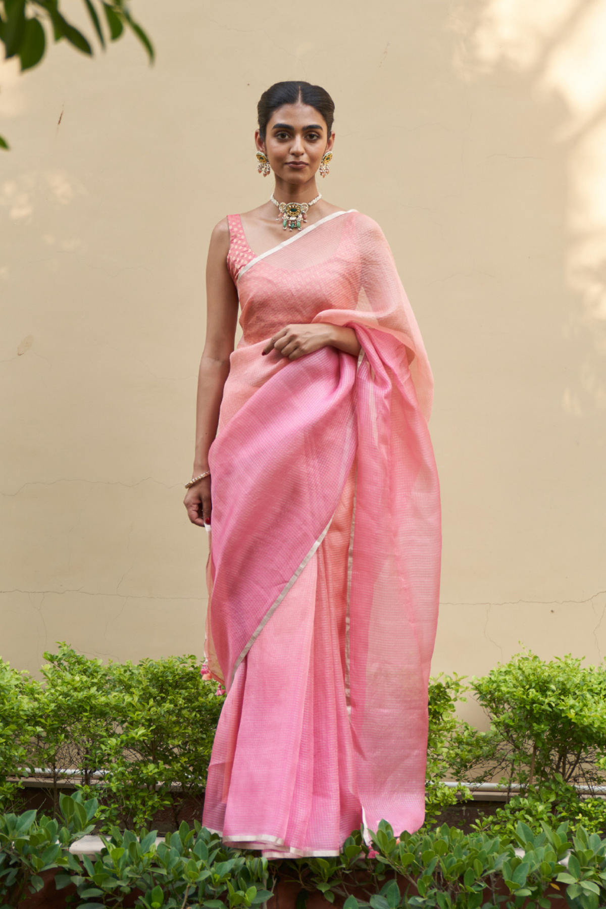 Urmi Pink Saree