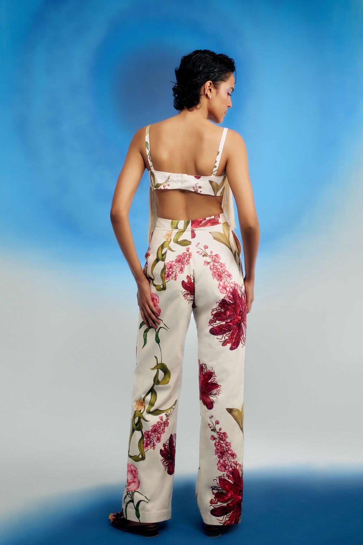 Printed Cotton Pants