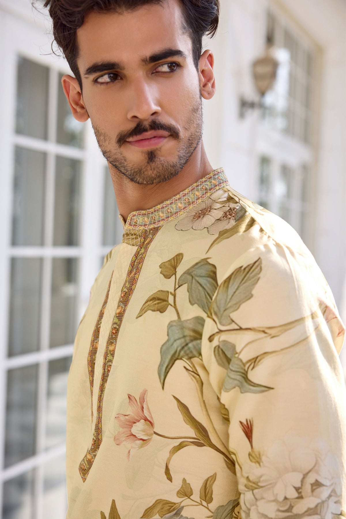 Faiza Ivory Kurta Set