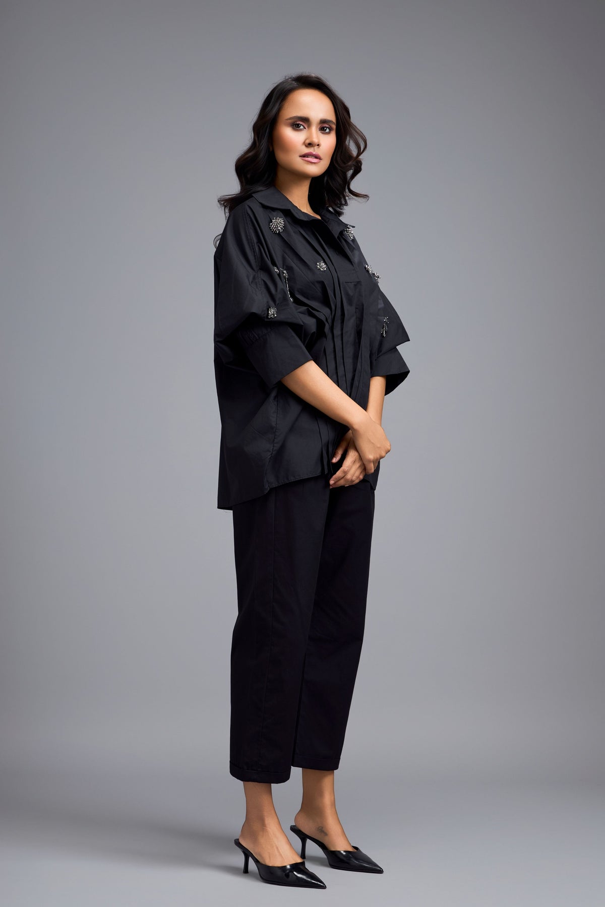 Embellished Button Down Co-ord Set