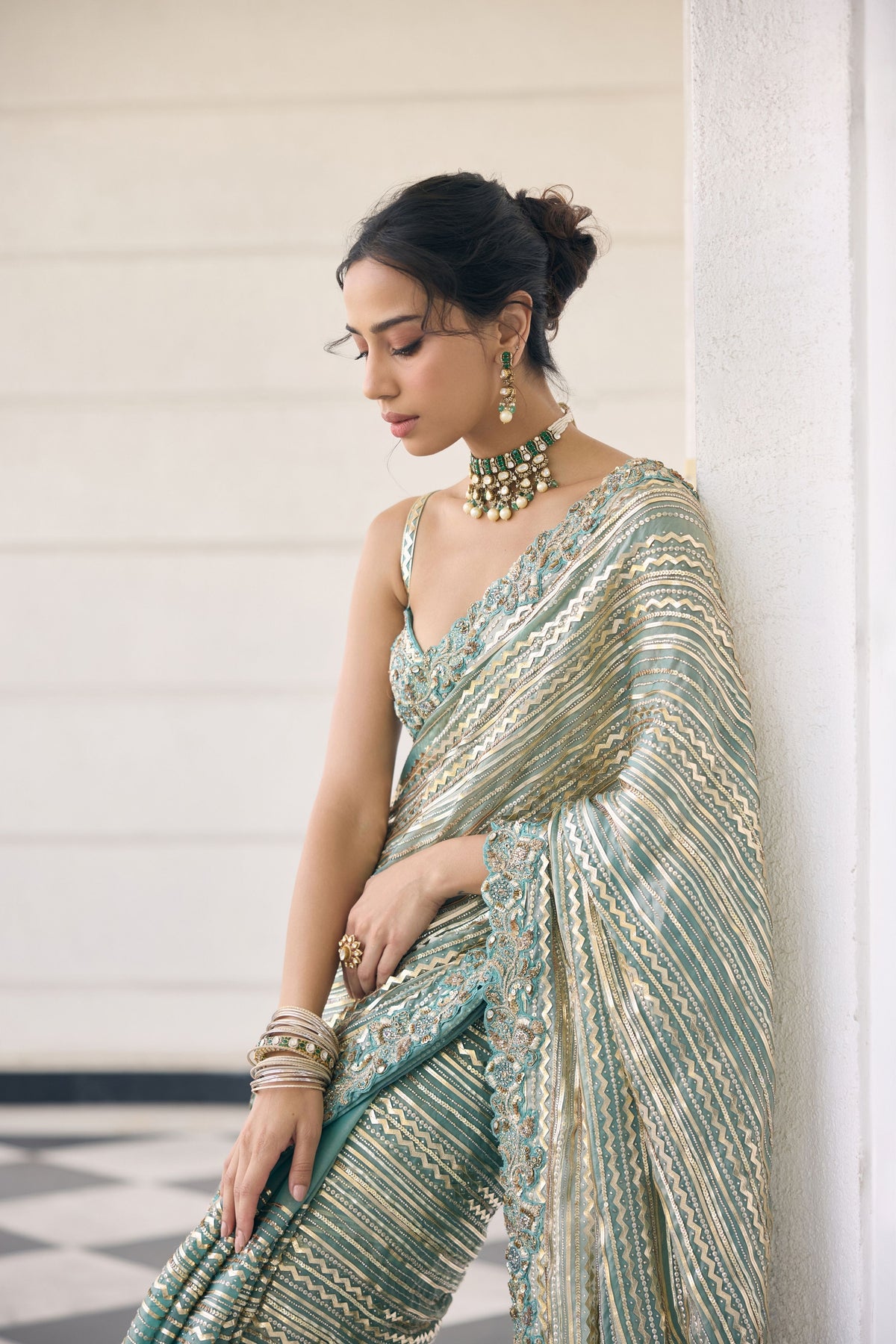 Trumpet Saree Set
