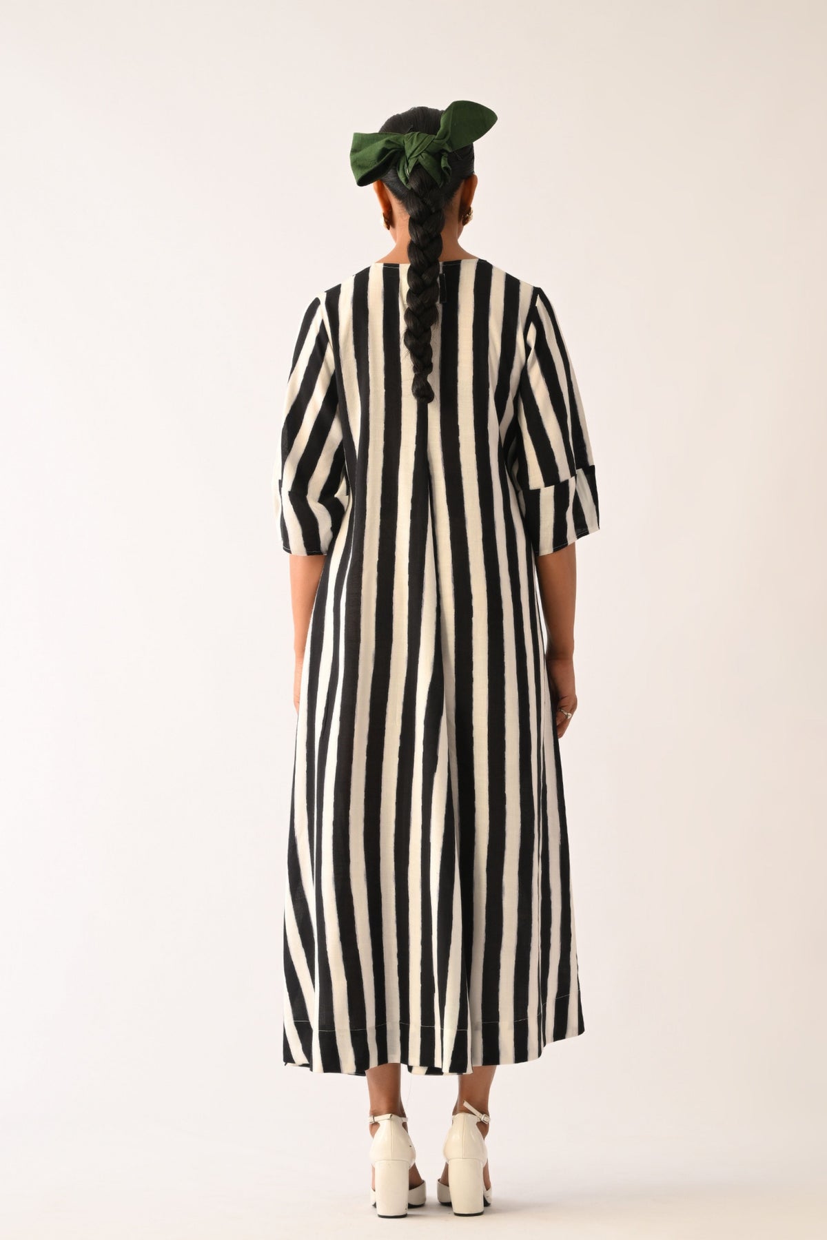 Revolt B&W Mayflower Applique Dress